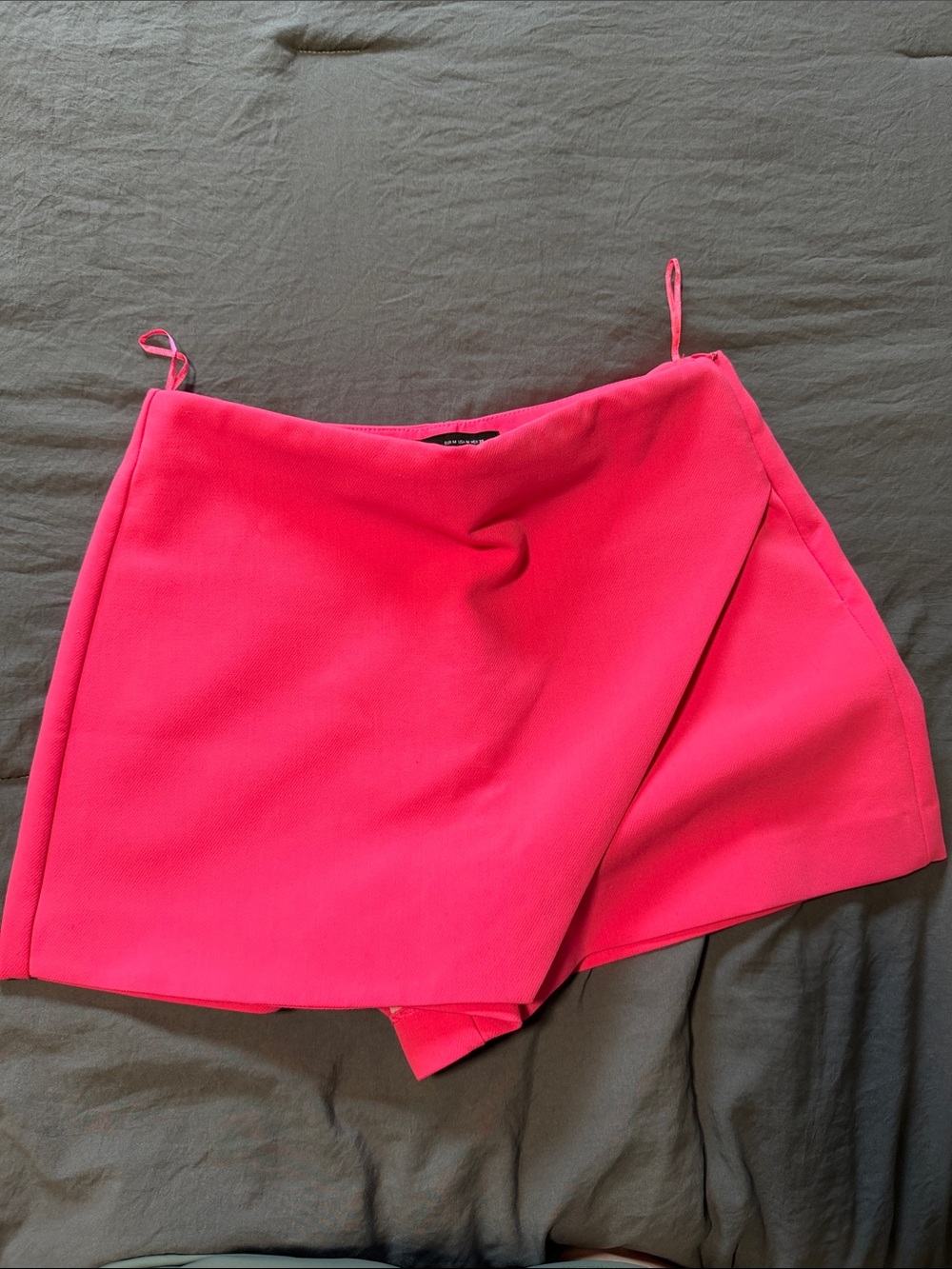 Zara Bright Pink Asymmetric Skort
